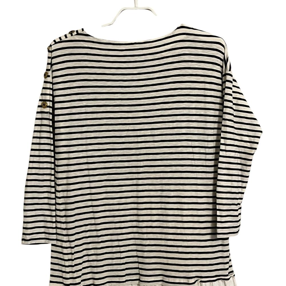Soft Surroundings Left Bank Eyelet Hem Long Sleeve Dress - Picture 6 of 10
